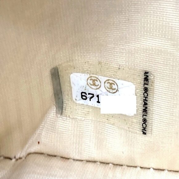 CHANEL A13228 CC Zip Around Long wallet Long Wallet Caviar Leather Beige - Picture 15 of 16